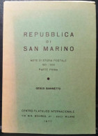 REPUBBLICA DI SAN MARINO - CESCO GIANNETTO - STORIA POSTALE 1901/1950 - Other & Unclassified