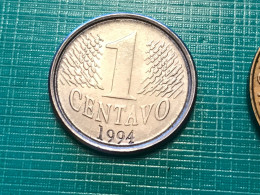 Münze Münzen Umlaufmünze Brasilien 1 Centavo 1994 - Brazil