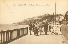 CPA-76- LE HAVRE -Boulevard Maritime Et La Hève- Le Deley N° 123 **2 Scans - Cap De La Hève