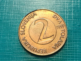 Münze Münzen Umlaufmünze Slowenien 2 Tolar 1999 - Slovenië