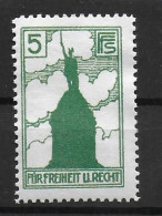 Deutsches Reich F.F.S. WW1 1914 - 1918 Für Freiheit Und Recht Hermannsdenkmal Cinderella Vignet Werbemarke Propaganda - Fantasy Labels