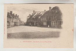 CPA PIONNIERE CHATEAUNEUF EN THYMERAIS (Eure Et Loir) - Rue Grande Prise De La Place Saint Clair - Châteauneuf