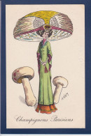 CPA Chamignon + Femme Mode Grand Chapeau Non Circulée érotisme Suggestif - Mushrooms