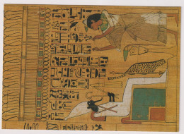 AK 198294 EGYPT -  Cairo - The Egyptian Museum -  Der Tote Betet Zu Osiris - Papyrus - Musei