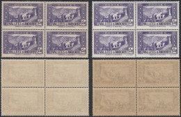 Andorre 1942 - Andorre Française . Timbres Neufs. Nr.: 90. Blocs De 4.................... (EB) DC-12413 - Nuovi