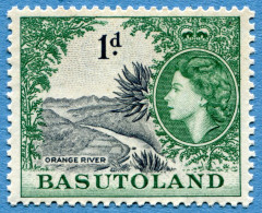BASUTOLAND (LESOTHO) - 1 Penny 1954 - Michel #47 * Rif. A-06 - 1933-1964 Kronenkolonie