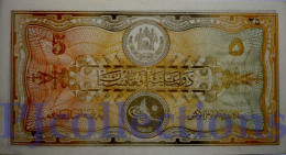 AFGHANISTAN 5 AFGHANIS 1926/28 PICK 6 AUNC GOOD SERIAL NUMBER "217217" - Afghanistán