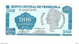 *venezuela 2 Bolivares 1989  69    Unc - Venezuela