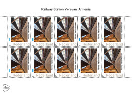 NETHERLANDS PAYS BAS TRAIN TREIN ZUG EISENBAHN  RAILWAY STATION YEREVAN ARMENIA - Personnalized Stamps