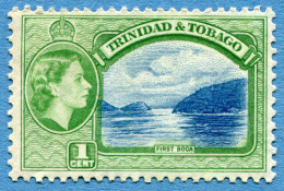 TRINIDAD & TOBAGO - 1 Cent 1953-1955 - Michel #155 * Rif. A-06 - Trinidad & Tobago (...-1961)