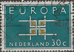 NETHERLANDS 1963 Europa - 30c Co-operation FU - Used Stamps