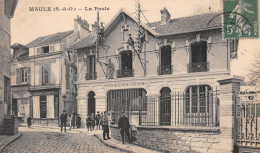 MAULE (Yvelines) - La Poste - Horlogerie-Bijouterie - Voyagé (2 Scans) Vitry/Seine, 26 Ave Des Ecoles, Port à L'Anglais - Maule