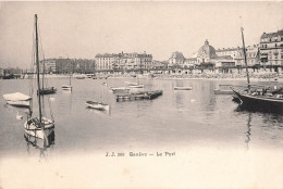 SUISSE - Genève - Le Port - Carte Postale Ancienne - Genève