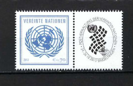 UNO, Wien (W 33), 2013, Mi.-Nr.: 797 ZF (Sindelfingen) Postfrisch - Unused Stamps