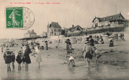 FRANCE - Saint Pair Sur Mer - La Plage à Mer Montante - Carte Postale Ancienne - Saint Pair Sur Mer