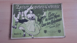 Anton J.Benjamin,Hamburg.Zither-spielers Lieblinge.Lotte Du Susse Maus,Unter Dem Lindenbaum - Alte Bücher