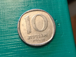 Münze Münzen Umlaufmünze Israel 10 Agora 1977 - Israël