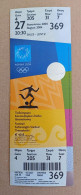 Athens 2004 Olympic Games - Football Kaftanzoglio Stadium Unused Ticket, Code: 369 - Bekleidung, Souvenirs Und Sonstige