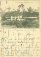 Réunion YT N°36 CAD Réunion St Denis 16 Mai 1902 CPA CP An Indian Bungalow - Lettres & Documents