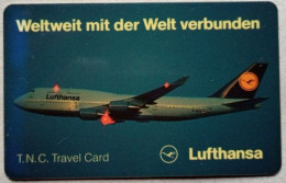 Germany T.N.C. Travel Card - Lufthansa Weltweit Verbunden  ( Boeing 747-400 ) - Altri & Non Classificati