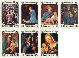 189220 MNH DOMINICA 1975 NAVIDAD - Dominique (...-1978)