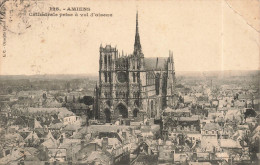 FRANCE - Amiens - Cathédrale Prise à Vol D'oiseau - Carte Postale Ancienne - Amiens