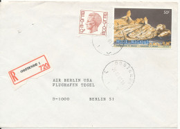 Belgium Registered Cover Sent To Germany Oostende 31-12-1981 - Briefe U. Dokumente
