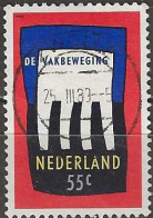 NETHERLANDS 1989 Trade Unions - 55c Solidarity FU - Used Stamps