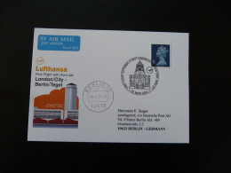 Premier Vol First Flight London Berlin Avro-Jet Lufthansa 2001 - Lettres & Documents