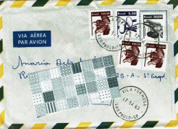 Brazil , Bresil , Brasil , 1983 , Caju , Cashew , Cajou , Onion , Oignon , Silworm , Cer à Soie , Vila Formosa Postmark - Gemüse