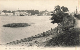 FRANCE -  Chalon Sur Saône - La Saône En Aval De Châlon - Carte Postale Ancienne - Chalon Sur Saone