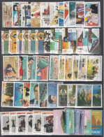 2017 Cuba  Collection Of 116 Different Stamps And 12 Mini Sheets MNH - Collections, Lots & Séries