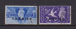 MOROCCO  AGENCIES  TANGIER    1946    Victory    Set  Of  2    USED - Morocco Agencies / Tangier (...-1958)