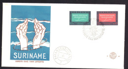 Suriname / Surinam FDC E41 FS Closed Refugees (1966) - Suriname ... - 1975