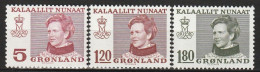 GROENLANDIA BÁSICA 1978 Yv 94/6 MNH - Unused Stamps