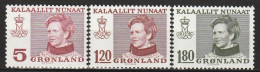 GROENLANDIA BÁSICA 1978 Yv 94/6 MNH - Ongebruikt