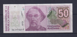 ARGENTINA - 1988 50 Australes Circulated Banknote - Argentina