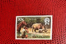 SWAZILAND 1981 1v Neuf MNH ** Mi 371 Mamíferos Mammals  Säugetiere Mammiferi Mammifère - Neushoorn