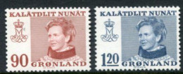 GROENLANDIA BÁSICA 1974 Yv 78/9 MNH - Nuevos