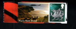 1956073130 2003  SCOTT 21  (XX) POSTFRIS MINT NEVER HINGED   - DRAGON + LABEL  : WORMS HEAD RHOSSILI - Pays De Galles