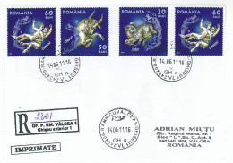 NCP 31 - 2301-a Astrology, ZODIAC, Romania - Registered - 2011 - Astrologie