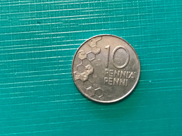 Münze Münzen Umlaufmünze Finnland 10 Penniä 1991 - Finlande