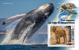 Djibouti  2023 Endangered Species. Whales. (422b) OFFICIAL ISSUE - Baleines