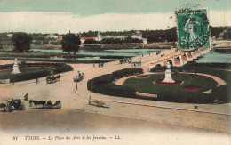 FRANCE - Tours - Place Des Arts Et Les Jardins - Carte Postale Ancienne - Tours