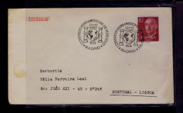 Sp10297 SPAIN "1st IBERO-AMERICANO Municipal Civic Congress" Mape Mundi Geography Globo Mailed Portugal - Altri & Non Classificati