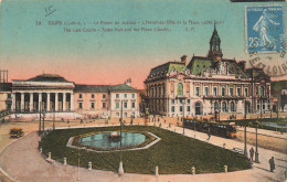 FRANCE - Tours - Le Palais De Justice - L'hôtel De Ville Et La Place - Carte Postale Ancienne - Tours