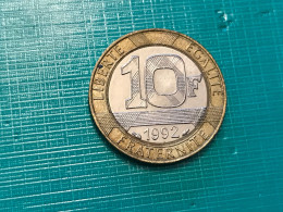 Münze Münzen Umlaufmünze Frankreich 10 Francs 1992 - 10 Francs