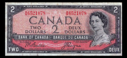 # # # Ältere Banknote Kanada (Canada) 2 Dollars (BABNCL) 1954 # # # - Kanada