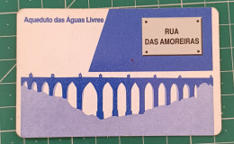 PORTUGAL BUS TICKET 7 COLINAS RUA DAS AMOREIRAS - Europe