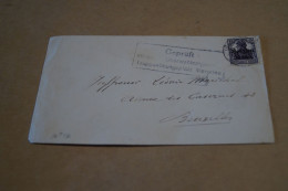 Guerre 14-18,courrier Avec Belle Oblitération Militaire ,censure ,pour Collection - OC38/54 Belgian Occupation In Germany